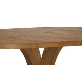 BingLTD - 48" x 48" to 66" Butterfly Round Table Top Only NO Base