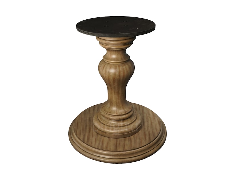 BingLTD - Bradford Round Pedestal Table Base (WH-Bradford[Height]-Color) image 4