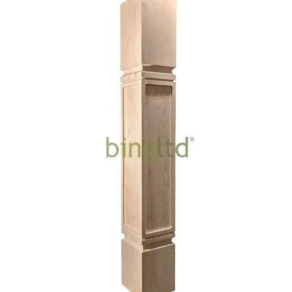 BingLTD - 36 Inch x 5 Inch Unfinished Hardwood Post (K22500-FW)