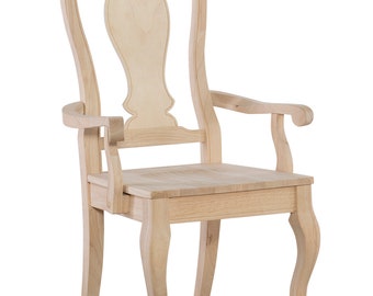 BingLTD - Avery 43" Dining Built Chair - Unfinished (CH4301[A]B-RW-UNF)