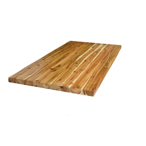 BingLTD - 30, 42, 48 and 96 inch Long 1.5 Inch Thick Edge Grain Acacia Butcher Block Counter Top Table Top