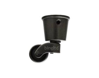BingLTD - 2.3&quot; Metal Swivel Antique Brass Round Cup Furniture Caster (Caster-2XF1108)