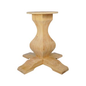 BingLTD – 29 1/8&quot; Tall Miller Square Pedestal Table Base (PD-SQ2901-RW-UNF)