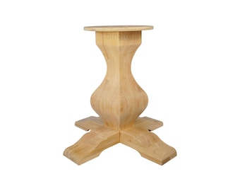 BingLTD – 29 1/8" Tall Miller Square Pedestal Table Base (PD-SQ2901-RW-UNF)