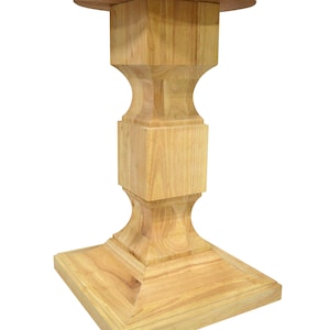 BingLTD - Chelsea Square Pedestal Table Base (WH-Chelsea(Size)-Color)