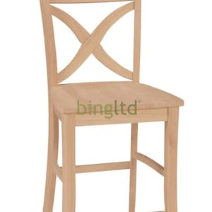 BingLTD - 24" Seating Height Allen Counter Stool (STL2405[AB]-RW-UNF)