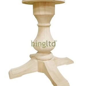 BingLTD - 29" Tall Taylor Round Pedestal Table Base (PD-R2901-RW-UNF)