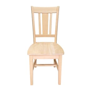 Unfinished maple chairs discount