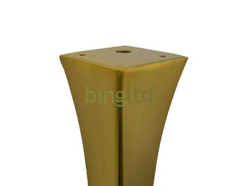 BingLTD - 4 1/2" Brushed Gold Metal Sofa Legs (ML4531-BG)