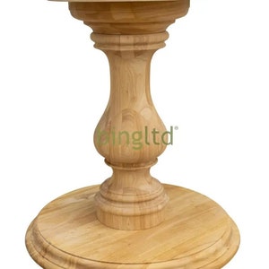 BingLTD - Bradford Round Pedestal Table Base (WH-Bradford[Height]-Color)
