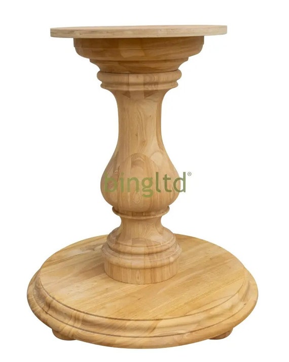 Unfinished pedestal outlet