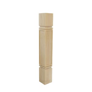BingLTD - 36 Inch x 5 Inch Unfinished Hardwood Post (K22500-FW)