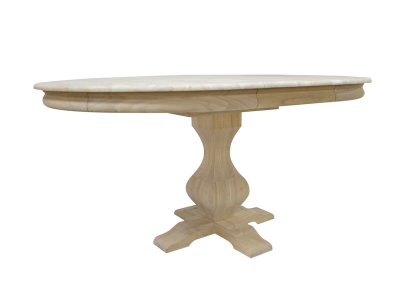 Puede incluir: Mesa de comedor ovalada de madera con tapa de m&aacute;rmol claro. La mesa tiene una base de pedestal con un dise&ntilde;o tallado. La madera tiene un acabado natural. La mesa mide aproximadamente 183 cm de largo.
