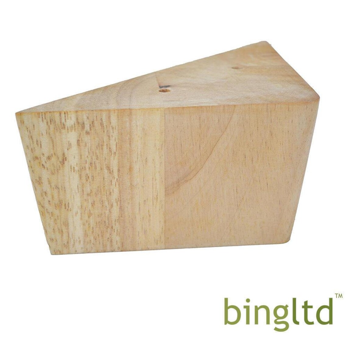 3 Tall Triangle Hardwood Sofa Legs Set of 4 T200 Etsy