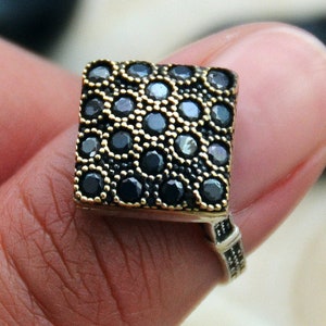 agate stone creative fast shipping Turkish handmade ottoman style ring 925k sterling silver mens ring christmas gift mens jewelry.