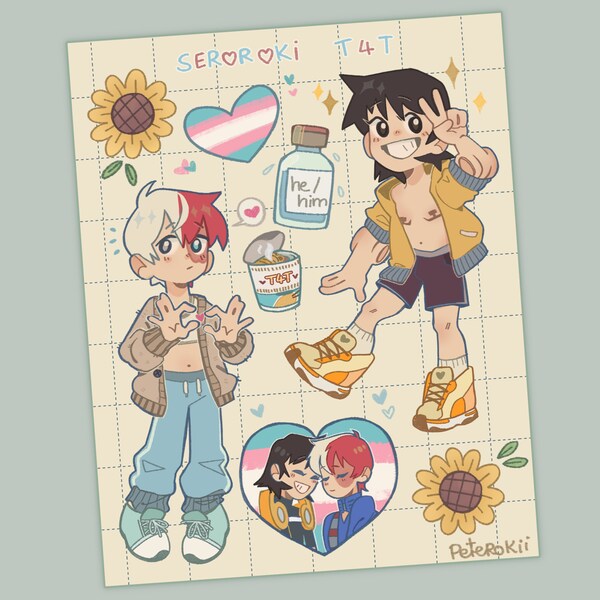 Seroroki Sticker Sheet