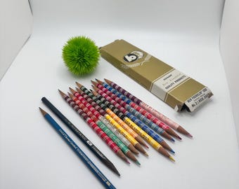 Blaisdell Ben Franklin 500 double-ended writing pencils Empire Sunset Dual-Kolor double-sided colored pencils