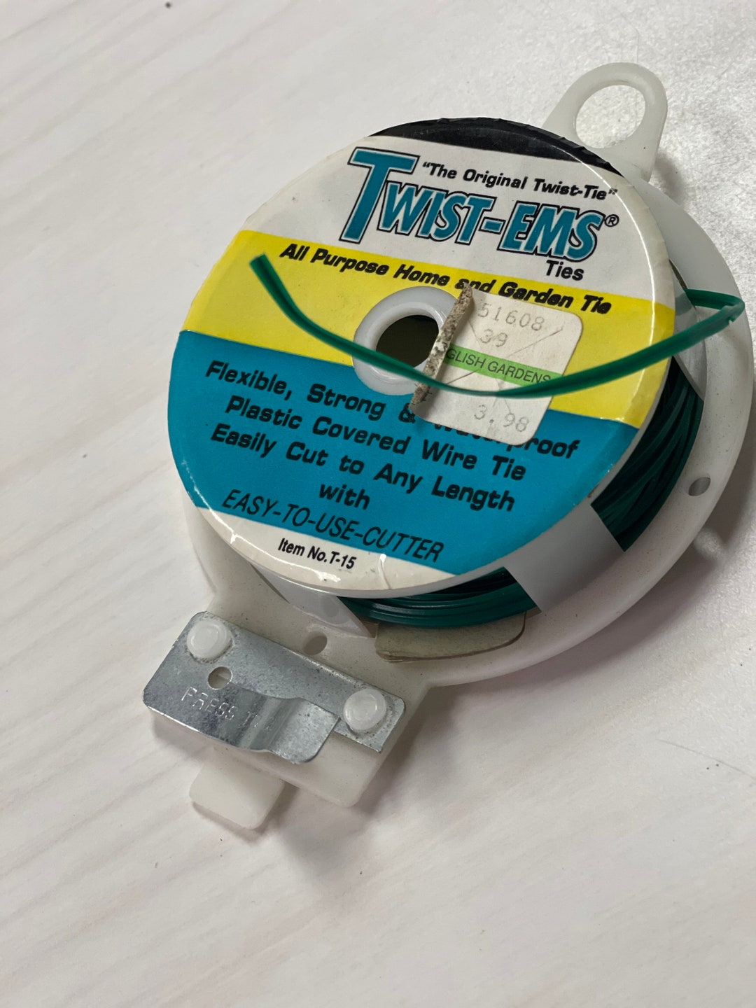 Vintage Twist Ems Twist Ties Green Etsy