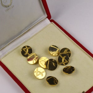 Burberry Gold Button - Etsy