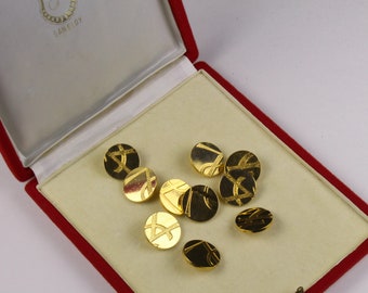 YVES SAINT LAURENT Vintage Gold Button Logo Price for 1 Button