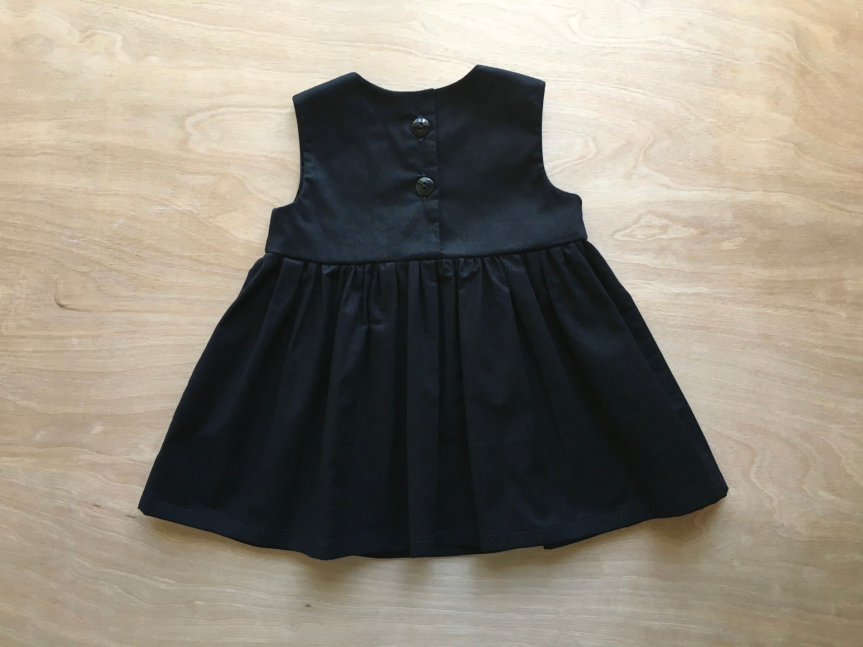 Little Black Dress Baby Black Dress Black dress for toddler Etsy