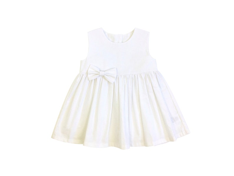 White Dress Baby Girl Clothes Infant Dresses Toddler Etsy