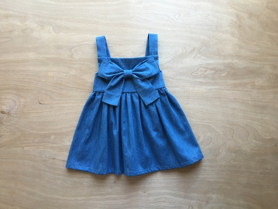 denim frock for girls