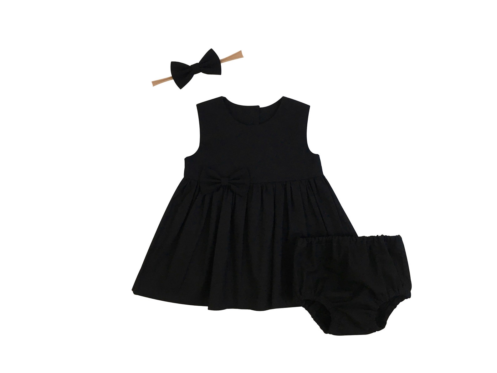 Little Black Dress Baby Black Dress Black Dress for Toddler Etsy