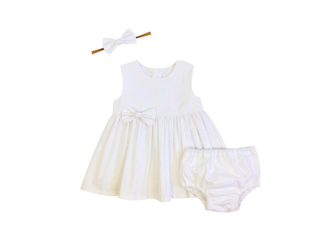 White Dress, Baby Girl Clothes, Infant Dresses, Toddler Dresses, White ...