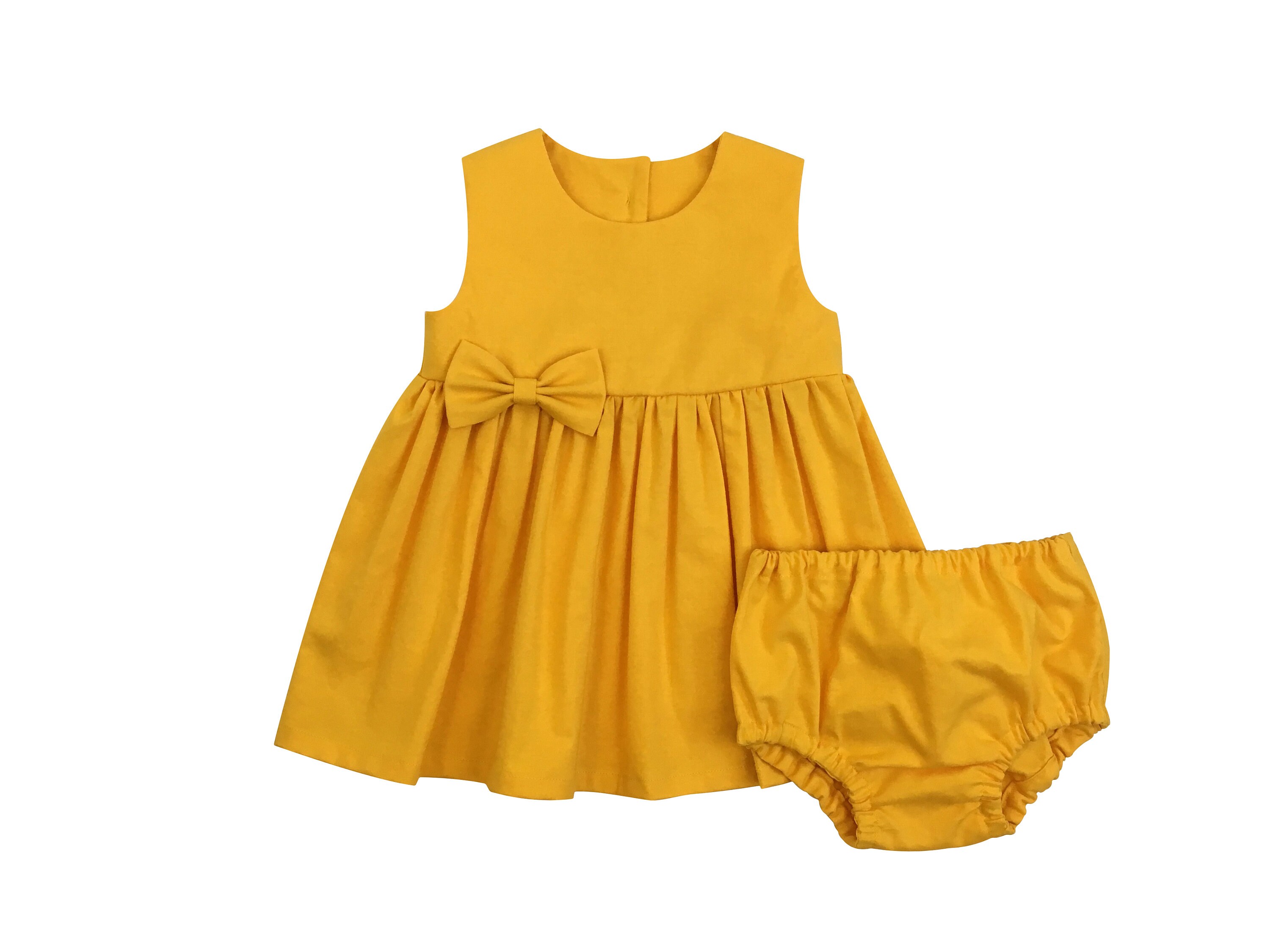 Girls Dresses Yellow Flower Girl Summer 