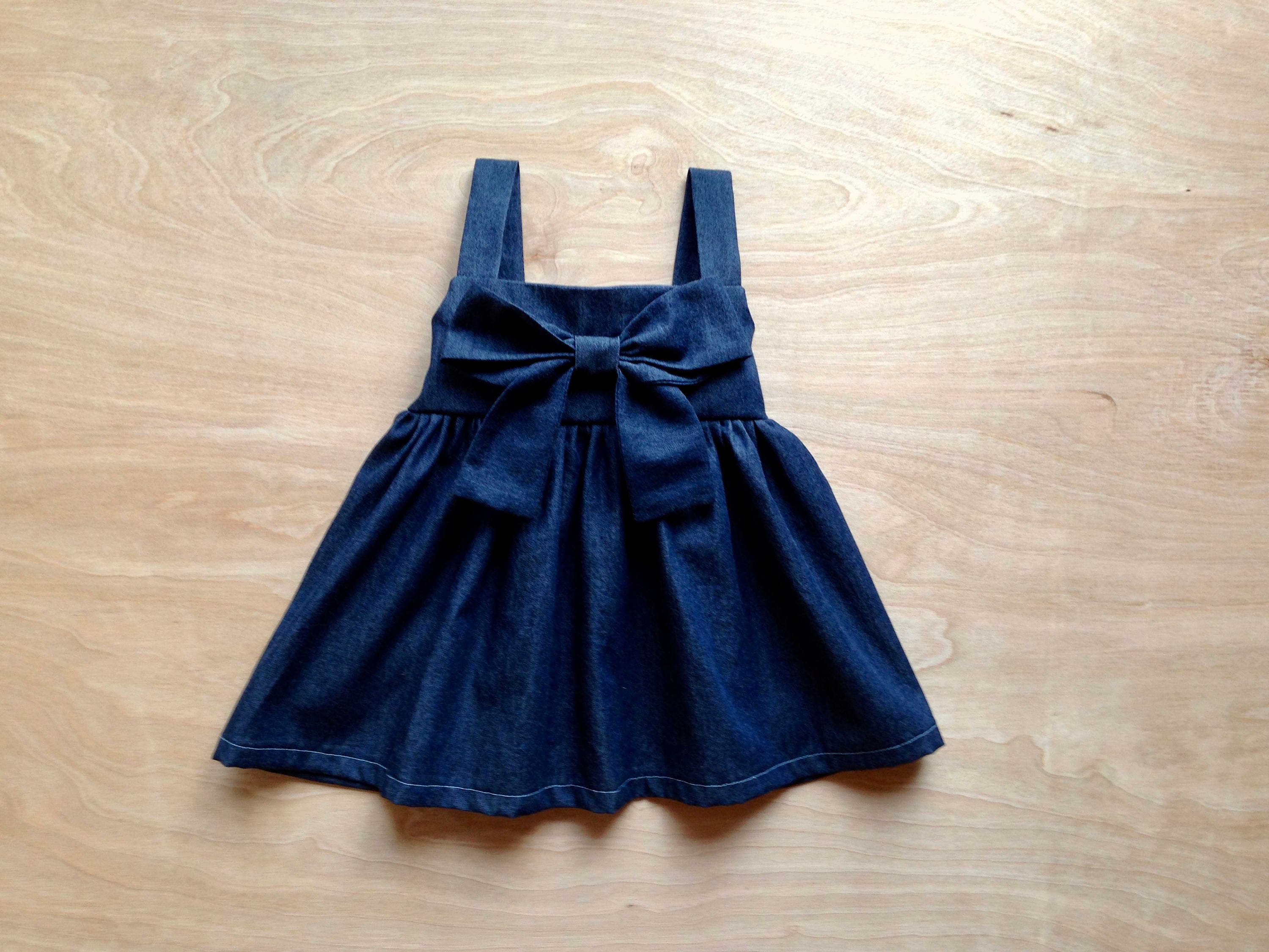 Toddler Denim Dress Denim Dress for Toddler Girl Toddler Etsy