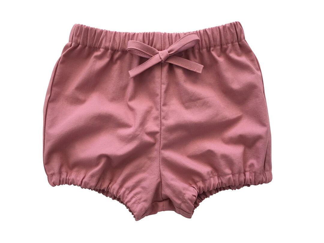 Rose Bloomers for Baby Girl, Dusty Rose Pink Diaper Cover Etsy