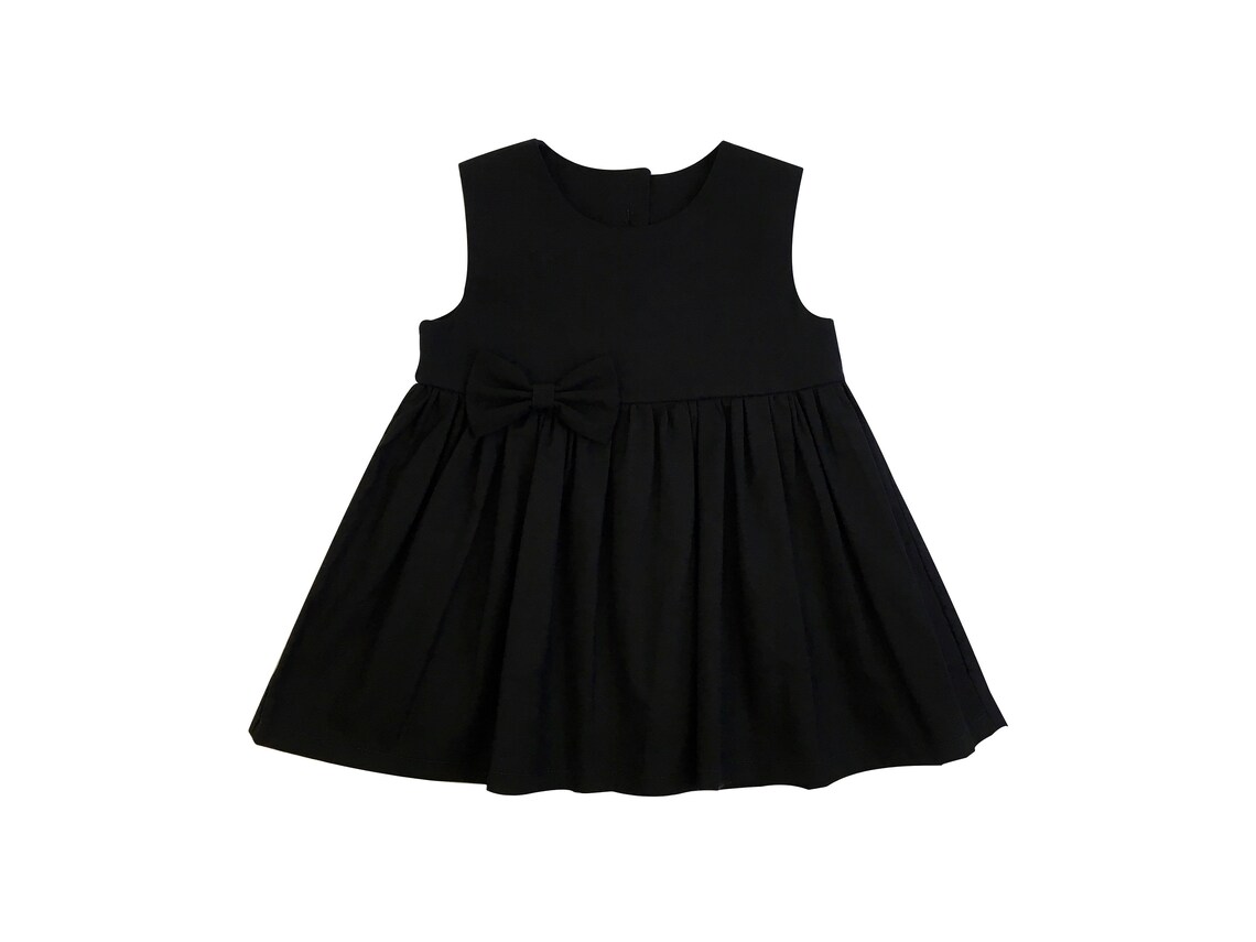 Little Black Dress Baby Black Dress Black dress for toddler Etsy