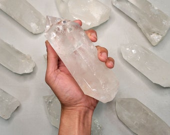 Jumbo Quartz Crystal Specimen - Large Quartz Crystal Points - Large Crystals Décor