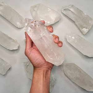 Jumbo Quartz Crystal Specimen - Large Quartz Crystal Points - Large Crystals Décor