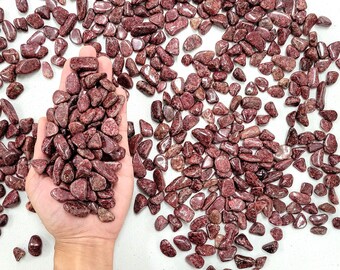 Small Tumbled Wine Quartz Crystals - 1/4 inch to 1 inch - Tiny Crystal Tumbles