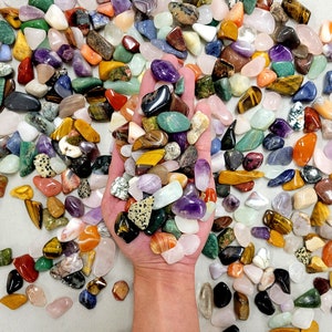 Tumbled Crystals South Africa Mix size Medium Bulk Crystal Tumbles Colorful Gemstones for Crafting, Jewelry & Healing