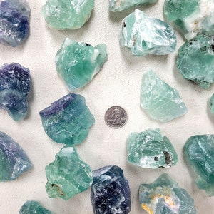 Fluorite Crystal Chunk 2&quot; to 3&quot; Natural Gemstone Rock from Mexico