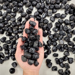 Rough Apache Tears Stones - Natural Rocks for Tumbling - Crystals for Root Chakra