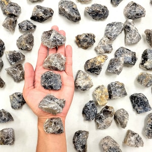 Rough Smoky Quartz Crystals - Bulk Raw Stones for Tumbling and Crystal Healing