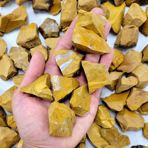 Rough Yellow Jasper Stones Bulk Raw Crystals For Tumbling Etsy Rough Yellow Jasper Stones Bulk Raw Crystals For Tumbling Etsy