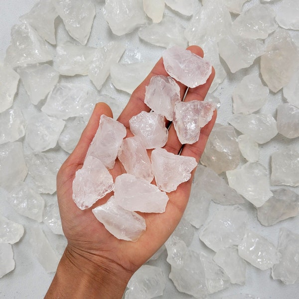 Rough Girasol Opal Crystals,  Milky Quartz Crystal Bulk, Raw Natural Stones for Jewelry, Tumbling and Crystal Healing