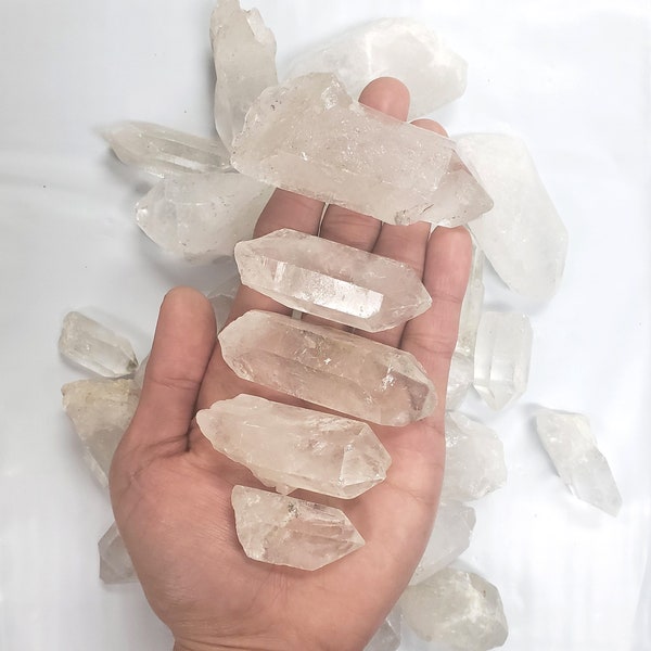Quartz Crystals Bulk Wholesale -  Raw Clear Quartz Crystal Points - Quartz Point, Crystal Point - Healing Crystal