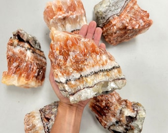 Jumbo Calcite Crystal Chunk - Large Crystals for Home Décor Display - Big Crystals for Lapidary & Healing