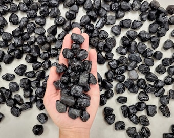 Piedras Lágrimas Apache en Bruto - Rocas Naturales para Pulir - Cristales para el Chakra Raíz