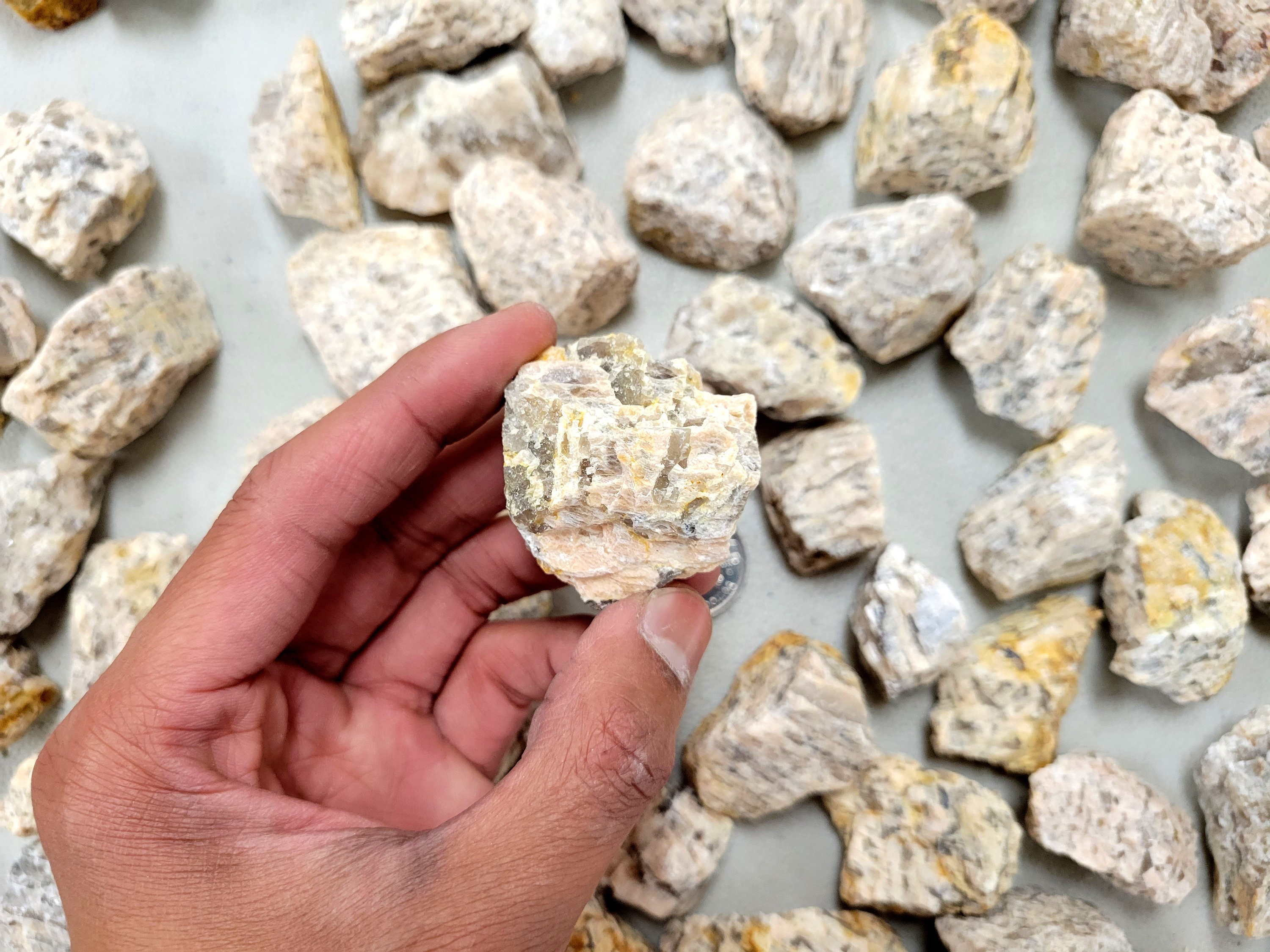 Madagascar Mix -Large 2 - 3 Rough Rocks for Tumbling - Bulk Wholesale 1LB