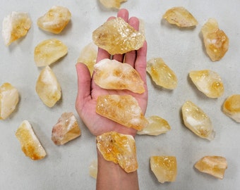 Big Citrine Crystal Rough Chunks from Brazil