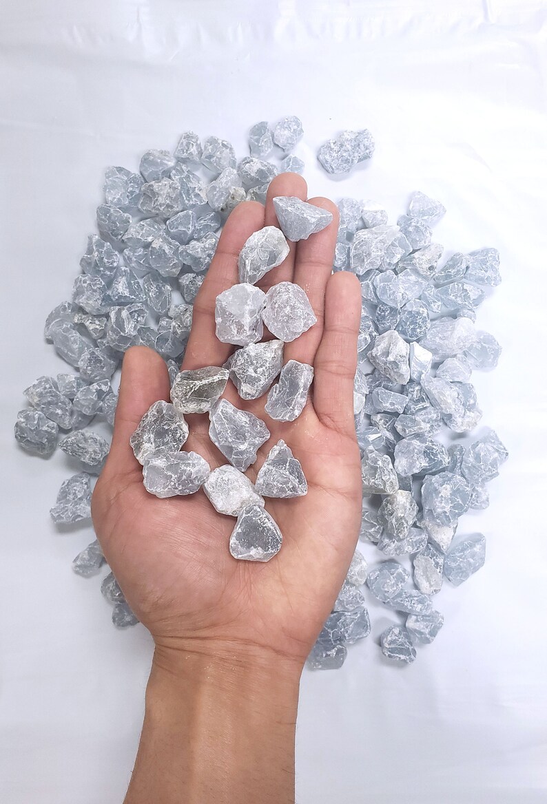 CELESTITE Crystal Bulk Wholesale Rough Celestite Raw Etsy