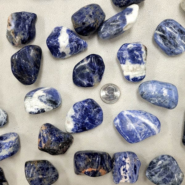 Tumbled Sodalite Crystal From South Africa