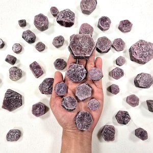 Ruby Crystals Raw Hexagonal Natural Untreated Rough Pieces For Jewelry Lapidary  & Collecting